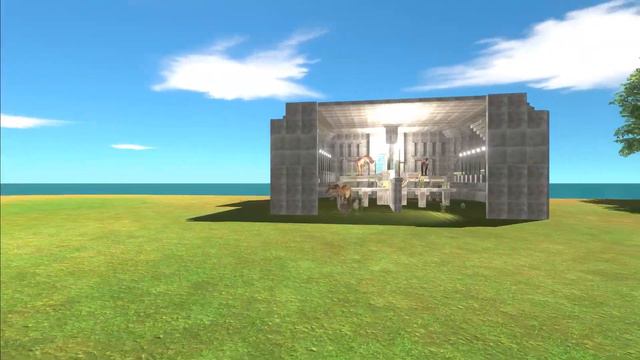 Jumping from a broken bridge - Animal Revolt Battle Simulator смотреть онлайн