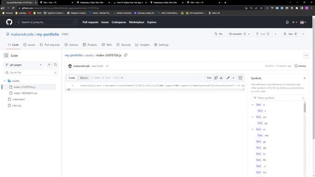 How To Deploy Vue App To GithubPages Part 2 (Speak Khmer) смотреть онлайн
