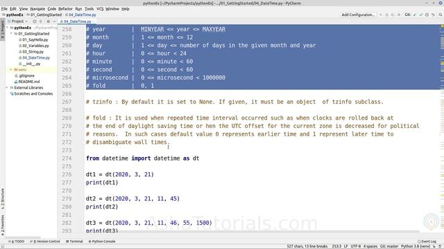 Python Date, Time and DateTime смотреть онлайн