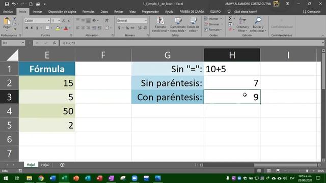 Clase 2 Informática 9 Excel Básico 28 08 2020