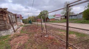 ✅Сделал крутой забор из профнастила своими руками , ВЕСЬ ПРОЦЕСС от А до Я .