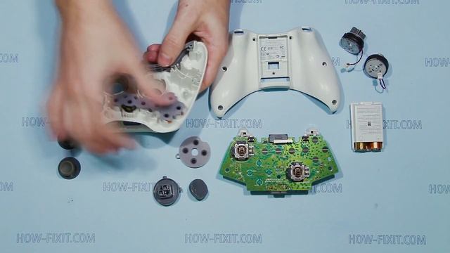 Xbox 360 controller - How to disassemble, clean and reassemble смотреть онлайн