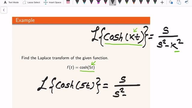 Example: Find the Laplace transform of the given function | Hyperbolic Cosine смотреть онлайн