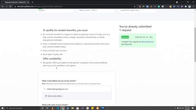 How to Get PRO Label on Github | Free Domain Hosting and More for Students | Become Pro in Github смотреть онлайн