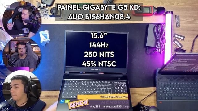 UNBOXING do NOTEBOOK GIGABYTE G5 - Intel Core i5 11400H + RTX 3060 смотреть онлайн