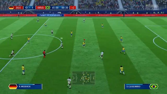 FIFA 18 WORLD CUP: Germany vs. Brazil - PS4 Gameplay смотреть онлайн