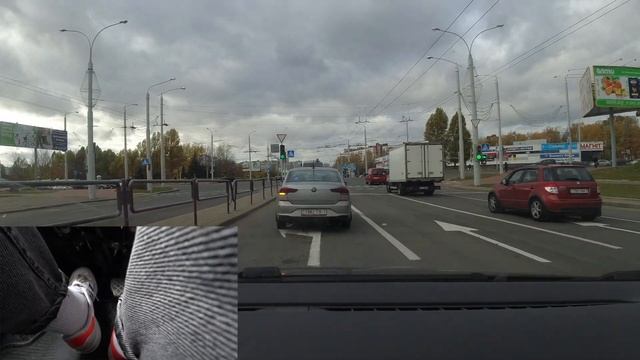 Правильный разворот на перекрестке. Как работать ногами при развороте? смотреть онлайн