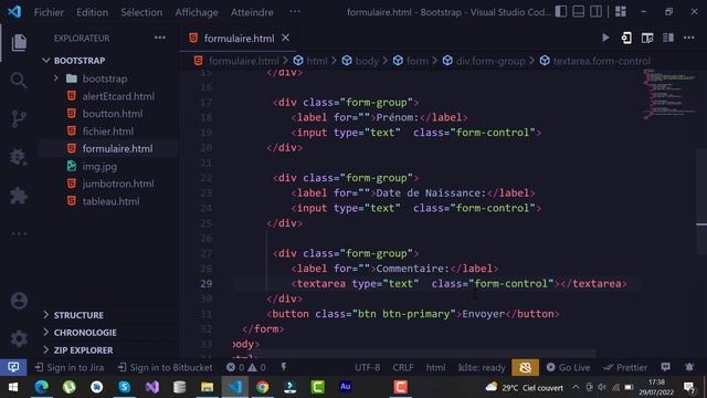 Bootstrap Créer un Fomulaire avec Bootstrap смотреть онлайн