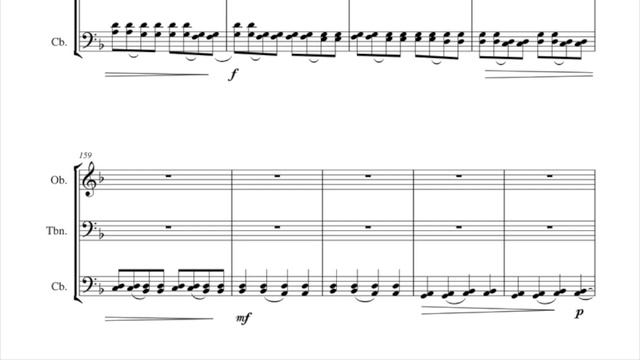 John Berners: II. Tragic from Divertimento for Oboe, Trombone and Double Bass смотреть онлайн