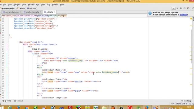 how to edit items from admin panel in shopping cart project смотреть онлайн