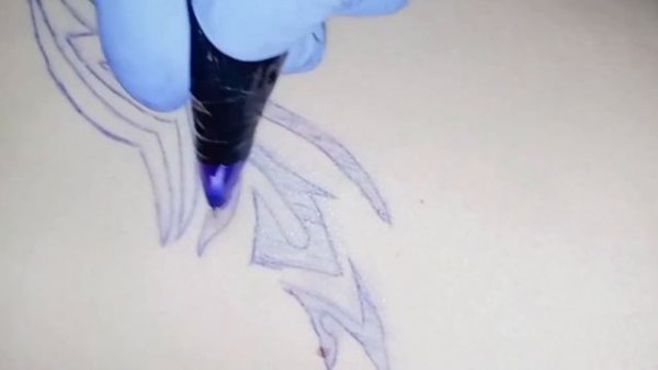 TATTOS VIDEO 155 | VERY BEAUTIFUL TRIBAL TATTOO SKETCH | imitation tattoo | beauty tattoo