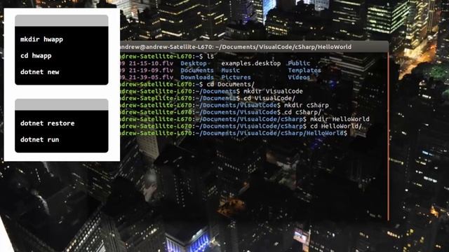 Installing Visual Code [ C# ] On Ubuntu 16.04.1 [ Dotnet Core ] смотреть онлайн