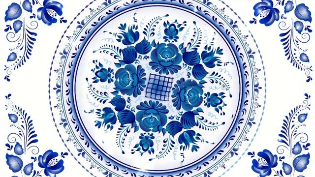 ГЖЕЛЬ футаж #футаж #гжель смотреть онлайн