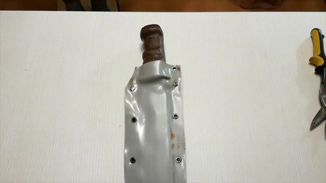 Ножны из ПВХ своими руками. Нож Рэмбо. смотреть онлайн