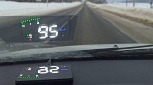 Проектор автомобильный GEYIREN A900, проектор на лобовое стекло.