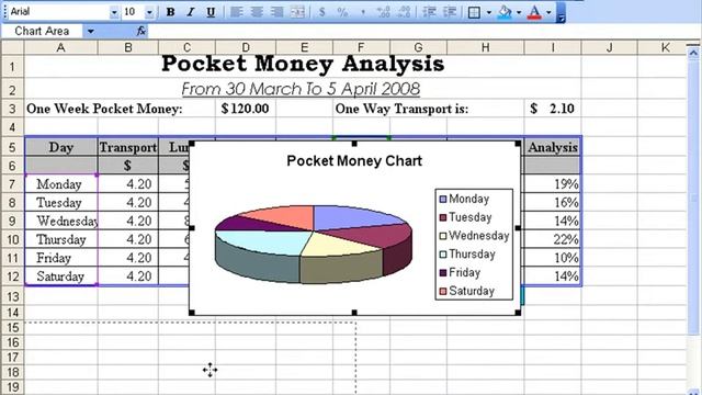 Microsoft Excel 2003 6-2 Penukaran Dan Penggerakan Carta смотреть онлайн