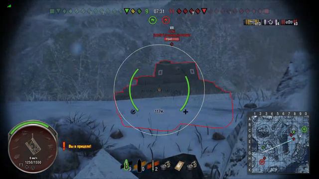 World Of Tanks_ИС-3 с МЗ Страж Отчизны (Мастер) Победа без боеприпасов