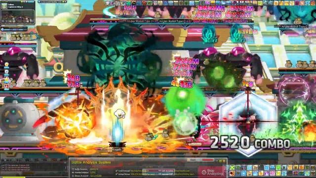 [Maplestory GMS Reboot] 281 Fire/Poison Mage Odium Alley 4 Training смотреть онлайн