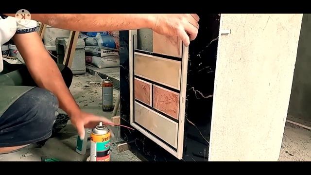 Облисовка цоколя с керомагранит и травертин.ЦокольТумбани гранит мрамор керомагранит килиш. смотреть онлайн