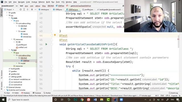 64 Modern Java Web Handling exceptions of converting resultset to json and test the function смотреть онлайн