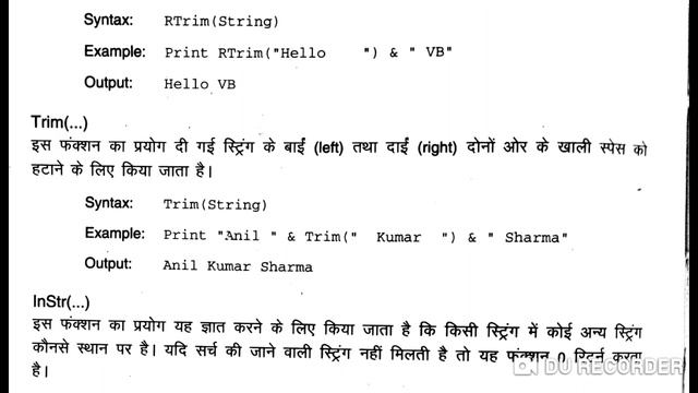 learn visual basic in hindi | Vb tutorial String function 2019 смотреть онлайн