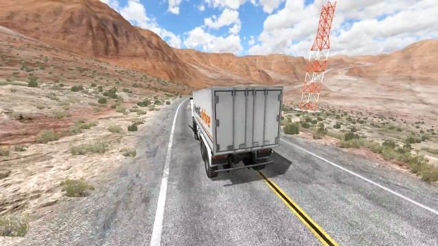 SPIKE STRIP HIGH SPEED TESTING!! #7 - BeamNG Drive смотреть онлайн