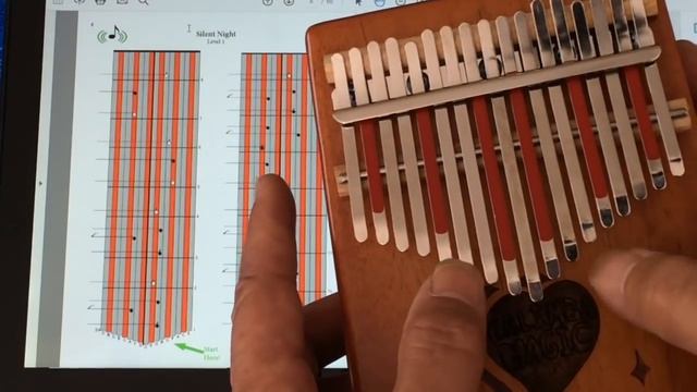 Easy Christmas Carols On The 17-Note Kalimba
