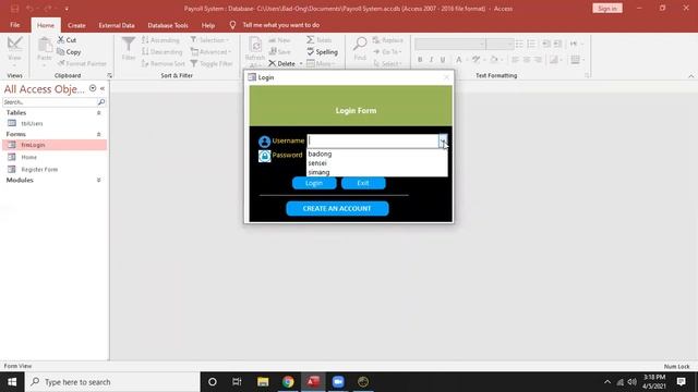 MS Access login form tagalog смотреть онлайн
