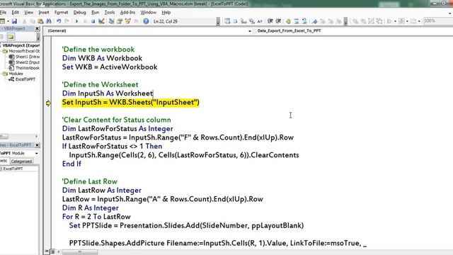 Export The Images From Folder To PowerPoint Using VBA Macros смотреть онлайн