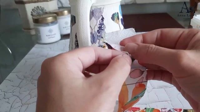 ЛЕТНЯЯ ПЕРЕДЕЛКА СТЕКЛЯННОГО КУВШИНА / ДЕКУПАЖ НА СТЕКЛЕ / ДЕКУПАЖ САЛФЕТКОЙ смотреть онлайн
