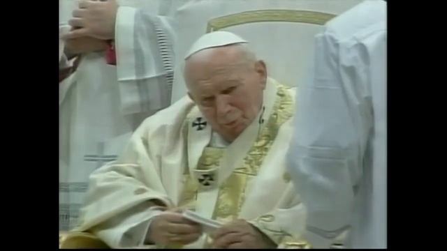 Midnight Mass at St. Peter's Basilica at the Vatican - Pope John Paul II - Christmas Eve 2002 смотреть онлайн