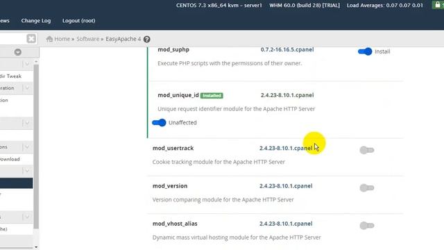 WHM EasyApache 4 Basic Configuration ✔️ смотреть онлайн