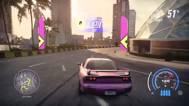 NFS Heat: Drift Trial Fail!!! Mazda Rx7's be like.... смотреть онлайн
