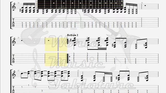 Drying Out Dark Shadow GUITAR TAB смотреть онлайн