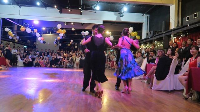 SEBASTIAN ACHAVAL & ROXANA SUAREZ And Neri Piliu & Yanina Quinones At 2016 SITF