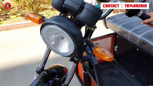 2 Seater 3 wheel electric scooter | 2 सीटर दिव्यांगों का इलेक्ट्रिक स्कूटर | best for delivery boy смотреть онлайн