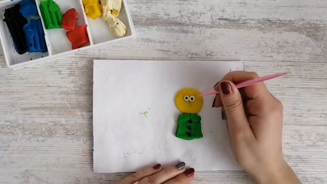Поделка на 8 марта из пластилина / Лепим из пластилина с детьми / Портрет мамы смотреть онлайн