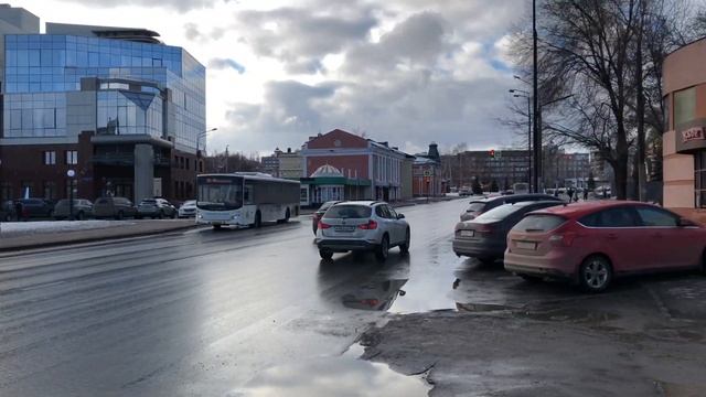 Липецк. Городской Вид. Нижний Парк. 27.02.2019 4K смотреть онлайн