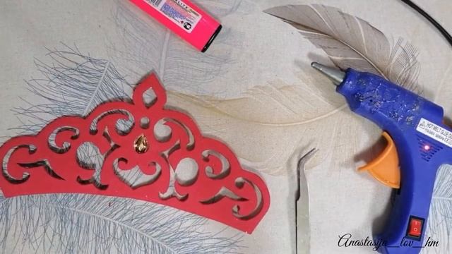 Корона из фоамирана. DIY. Foamiran crown. смотреть онлайн