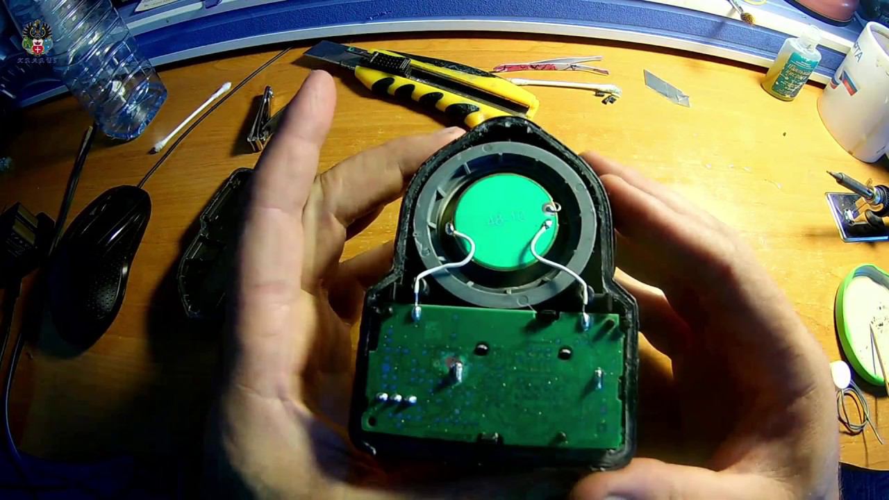 Звуковой сигнал охранной сигнализации H12-вскрытие и ремонт.