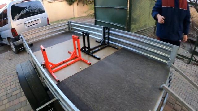 Прицеп для перевозки эндуро мотоцикла | Как возить мотоцикл смотреть онлайн