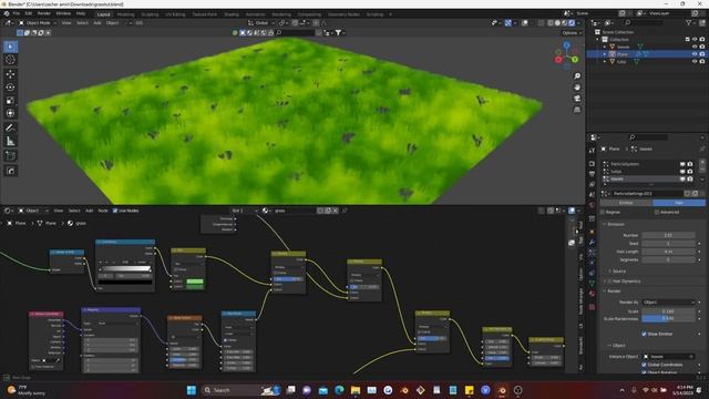 [Blender] High-Quality Animated Anime Grass Tutorial смотреть онлайн