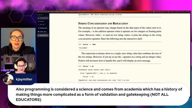 Teach Jenn Python Chapter 1: PYTHON BASICS смотреть онлайн
