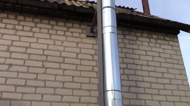 Правильный монтаж дымохода. Котел Козак твердотопливный, Холмова. смотреть онлайн
