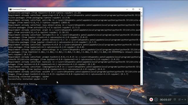 #2 Installing Spyder3 IDE on Windows 10 смотреть онлайн