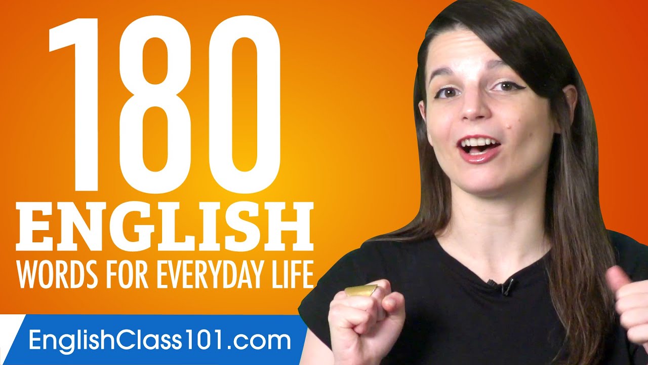 180 Английских Слов На Каждый день #9
180 English Words for Everyday Life - Basic Vocabulary #9