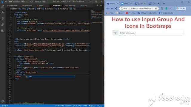 Bootsraps Tutorials- Input Groups || Forms Groups || Prepend And Append || Like And Subscribe смотреть онлайн