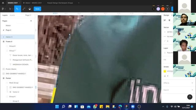 Madrasah Desain KMNU Undip 2021 - Penggunaan Software Figma смотреть онлайн