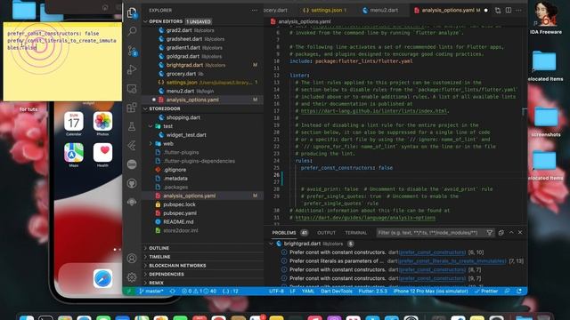 Flutter Dart: Prefer const with constant constructors (prefer_const_constructors) смотреть онлайн