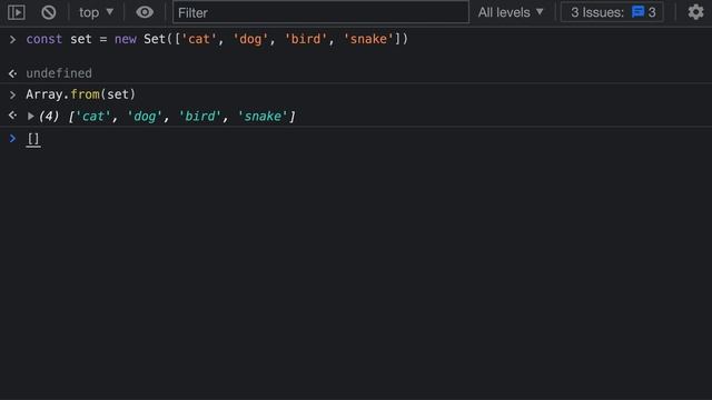JavaScript tips — Convert a Set to an Array смотреть онлайн